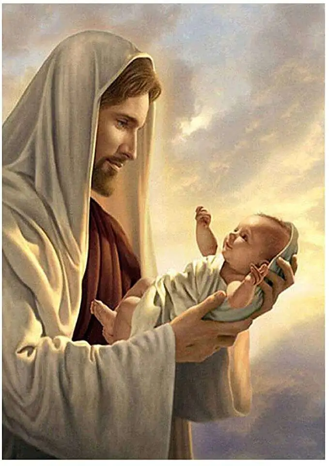 Diamond painting blessed jesus - immagine 2
