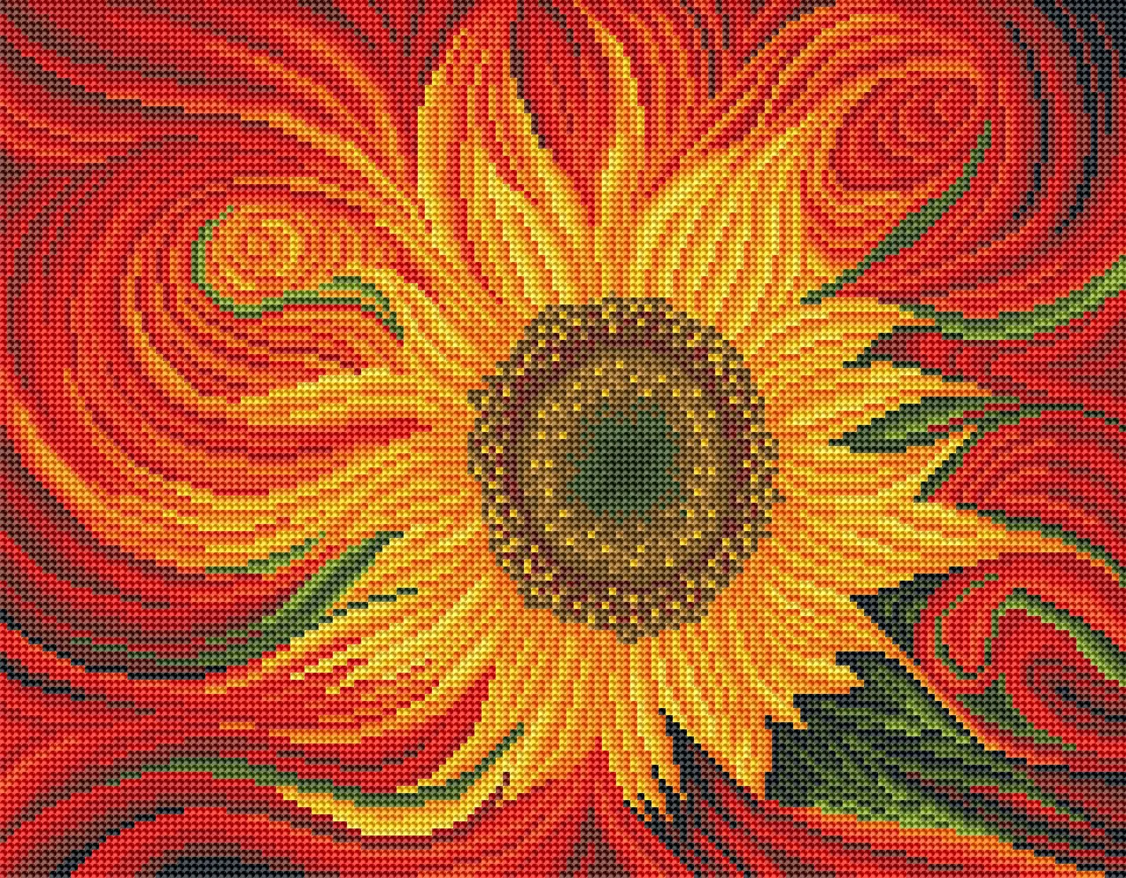 Diamond painting Girasole - immagine 3
