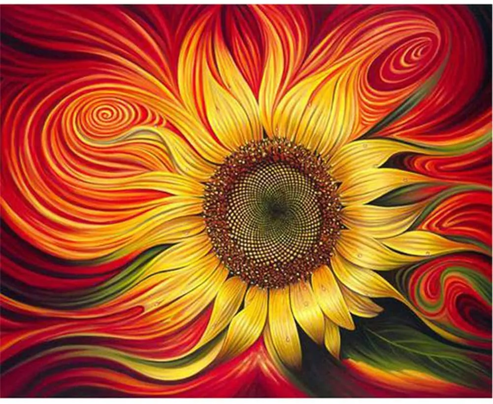 Diamond painting Girasole - immagine 2