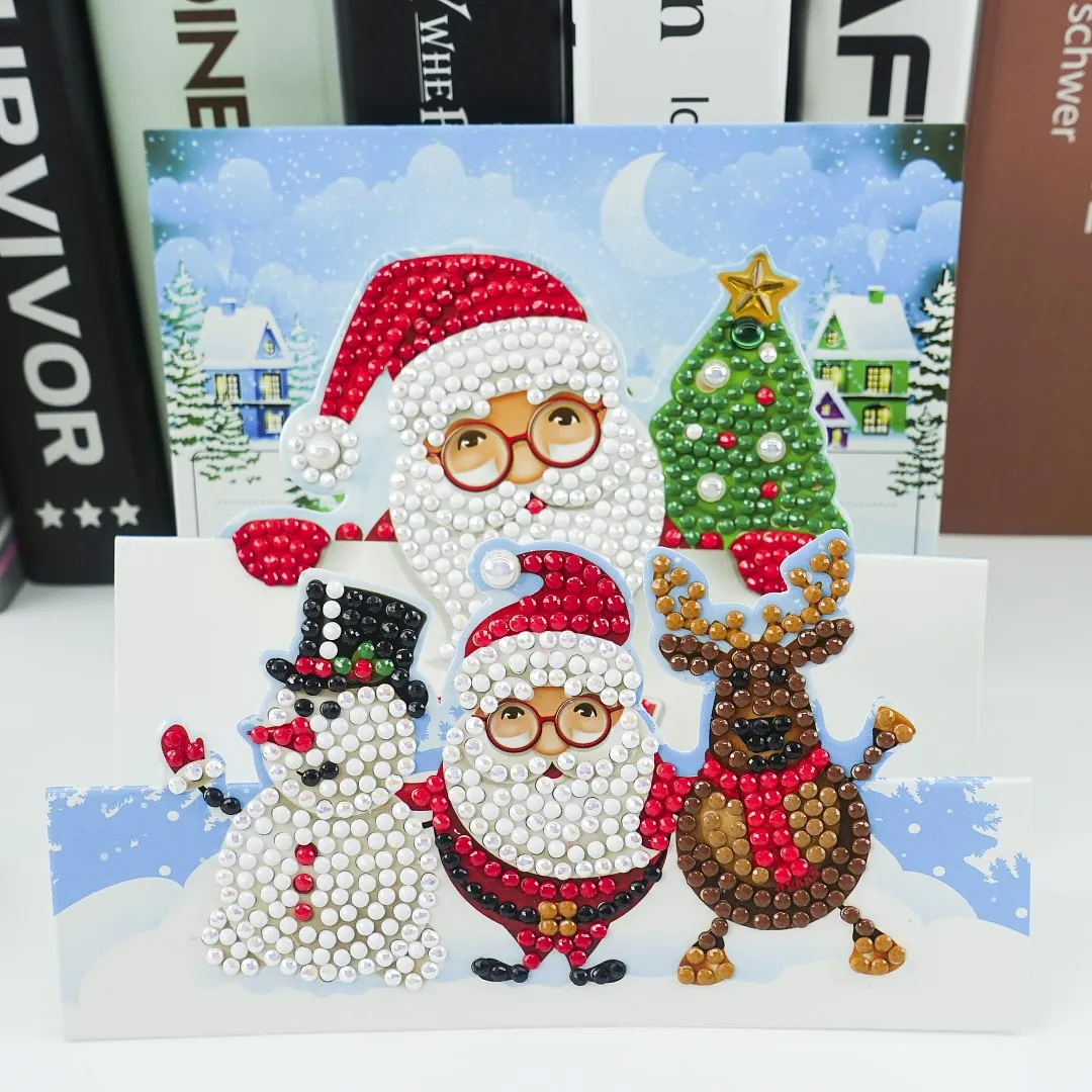 Diamond Painting Christmas Card 4 - immagine 2
