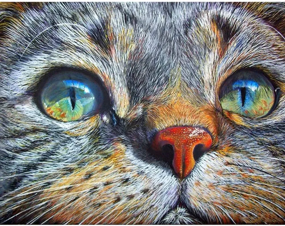 Diamond painting il gatto - immagine 2