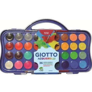 Acquerelli GIOTTO 36pz con 2 pennelli inclusi