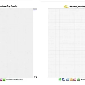 Diamond painting White Canvas