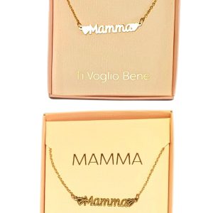 Collana in Acciaio MAMMA