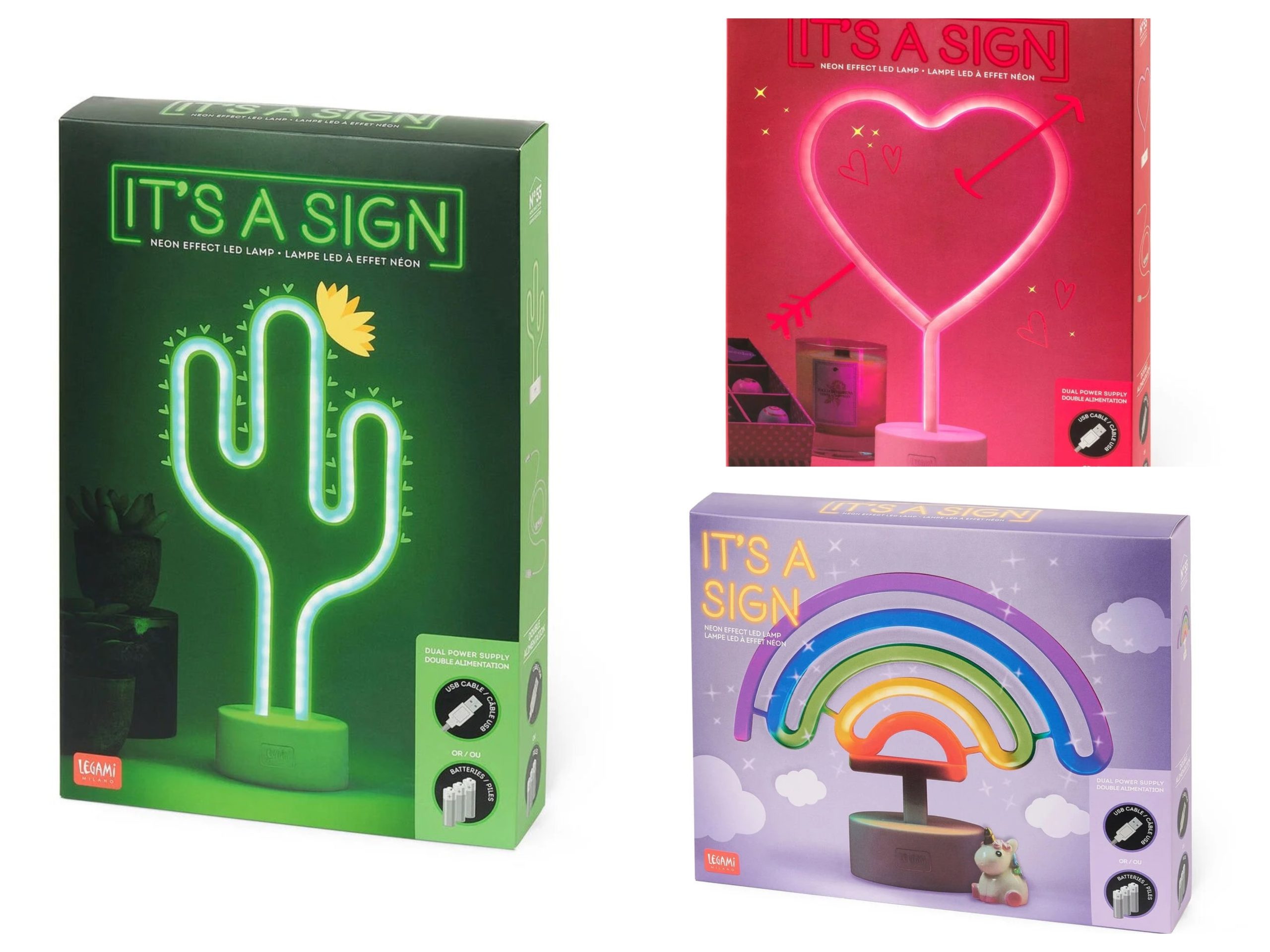 LEGAMI – Lampada Led Effetto Neon – It’s a Sign