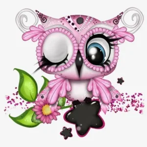 Diamond Painting Gufo Simpatico