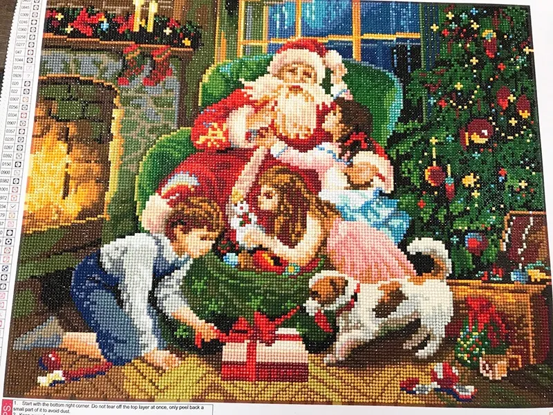 Diamond painting Felice Natale - immagine 3