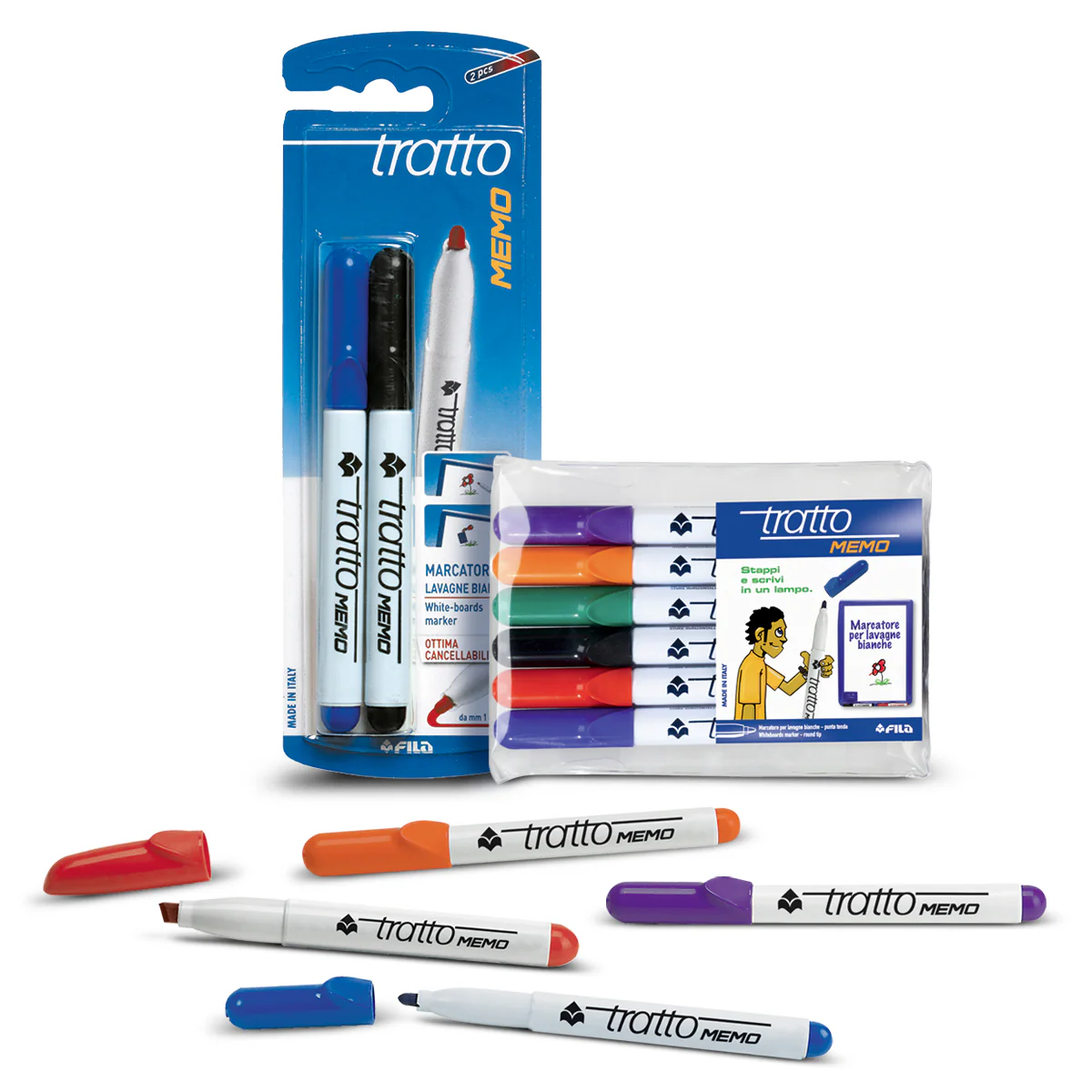 Pennarello TRATTO MEMO per lavagna bianca - immagine 2