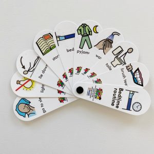 VENTAGLIO PITTOGRAMMI “andiamo a letto”