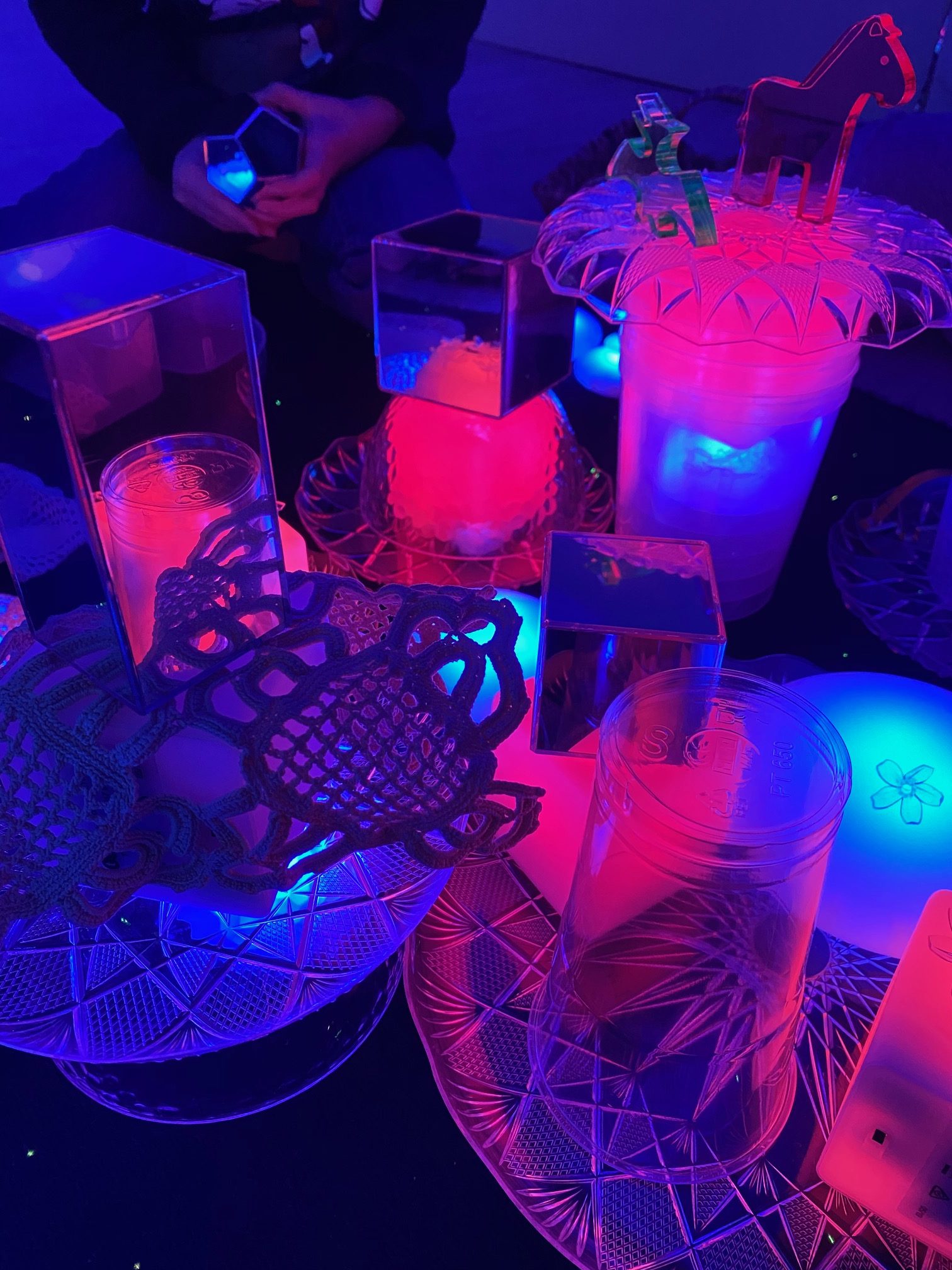 SET 12 CUBI LUMINOSI CAMBIA COLORE - immagine 3