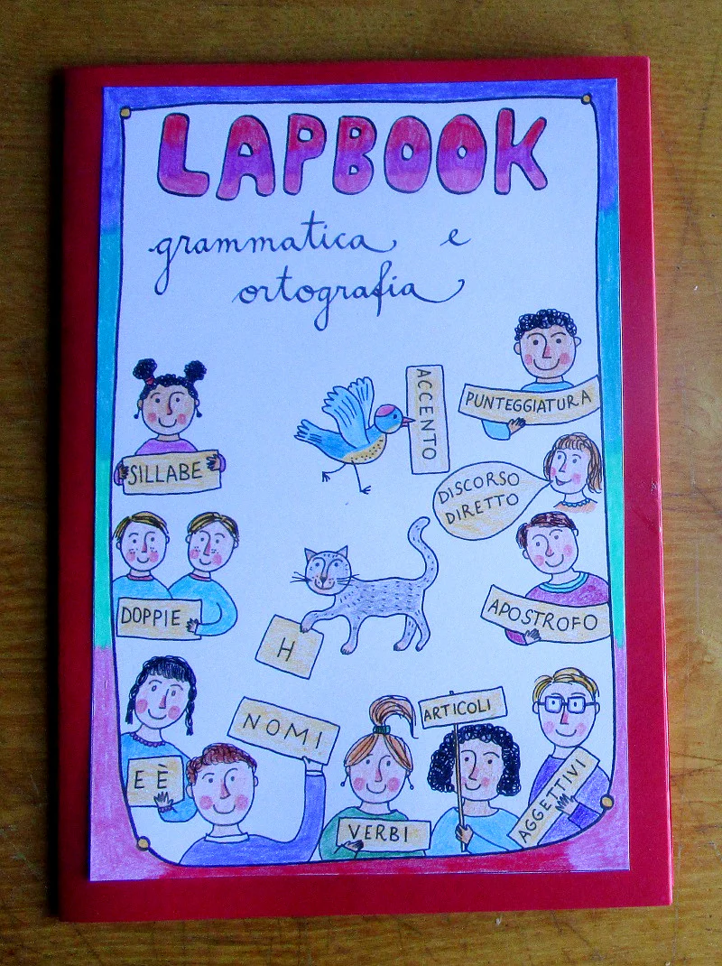 Lapbook sulla Grammatica e Ortografia per la classe 2 elementare. Età 6-8 anni. Formato PDF. - immagine 9