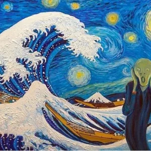 Diamond painting Mixed Art