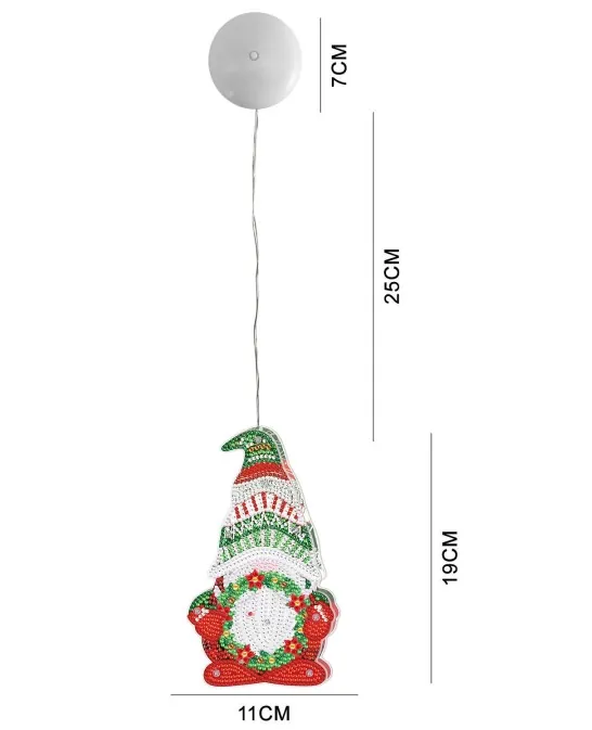 Diamond painting Garland Elf Lamp - immagine 3
