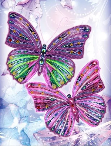 Diamond Painting Luminous Farfalle