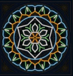 Diamond Painting Luminous Mandala - immagine 3