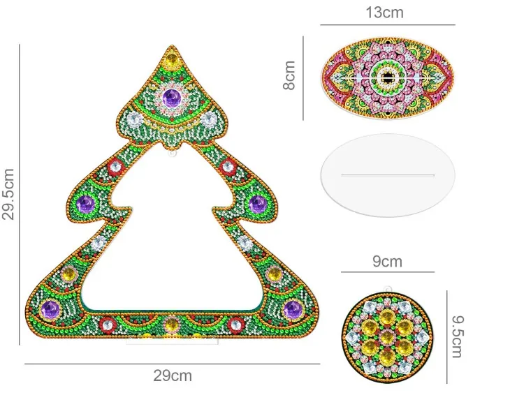 Diamond Painting Albero Multicolor - immagine 3