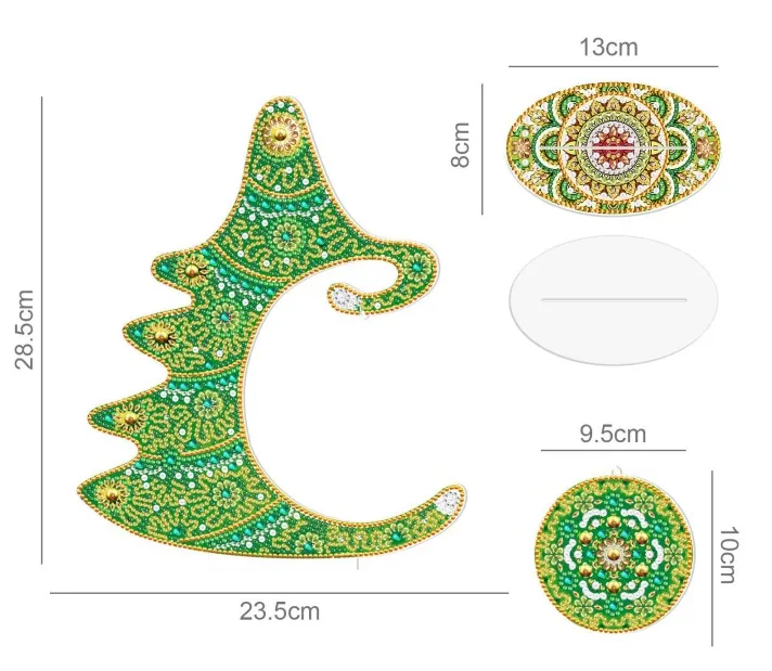 Diamond Painting Albero Verde - immagine 3