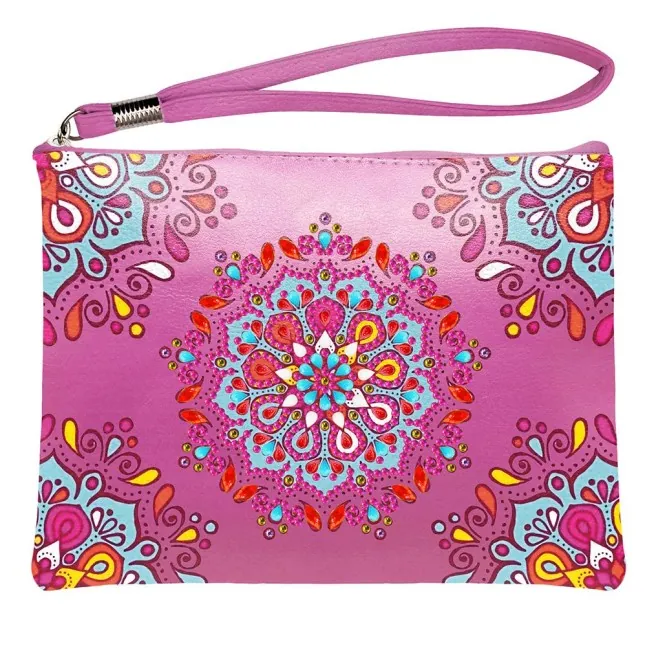 Diamond Painting pochette mandala pink 2