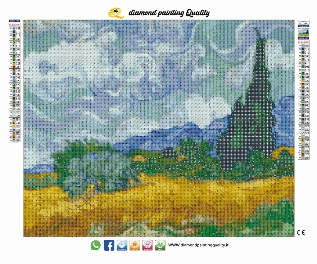 Diamond Painting Campo di Grano - immagine 3
