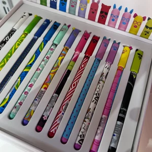 Magnetic Box Fashion Penne cancellabili 8 blu+2 rosse+ 2 verdi - TINTAUNITA