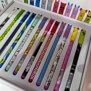 Magnetic Box Fashion Penne cancellabili 8 blu+2 rosse+ 2 verdi - TINTAUNITA