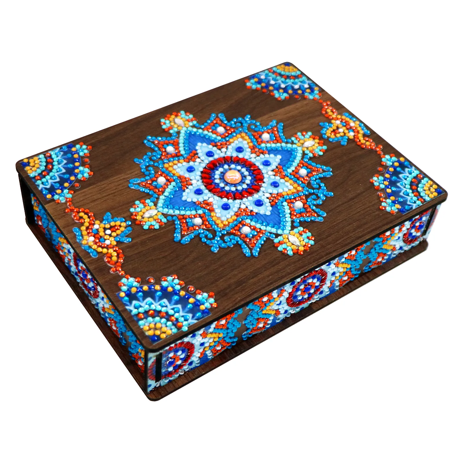 Diamond Painting Portagioie Blue Mandala - immagine 2