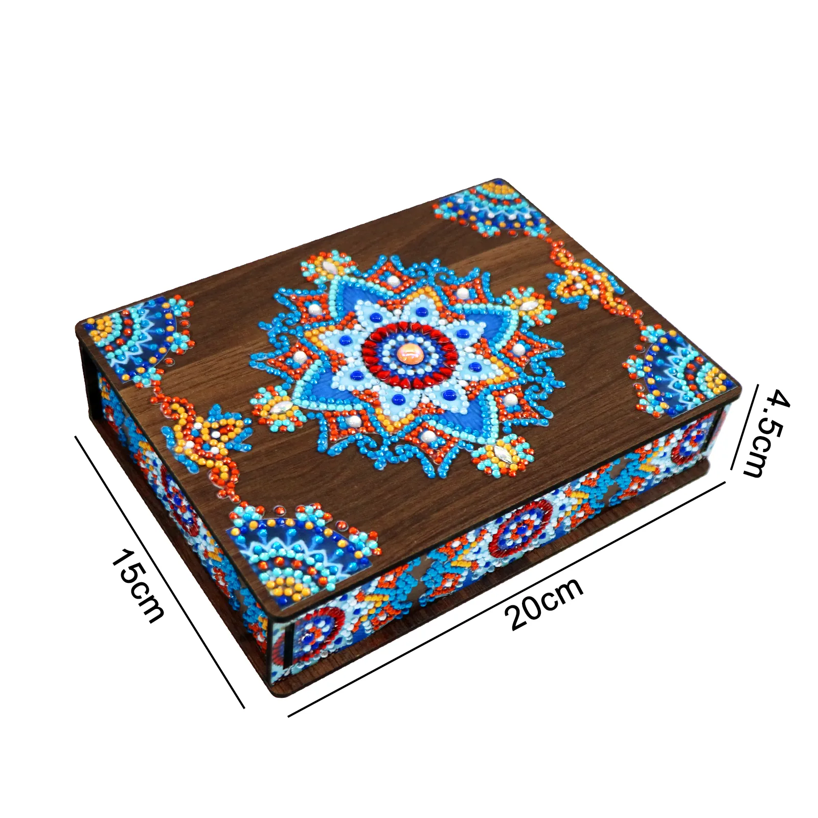 Diamond Painting Portagioie Blue Mandala - immagine 3