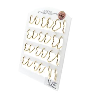 Orecchino Cuore in Acciaio