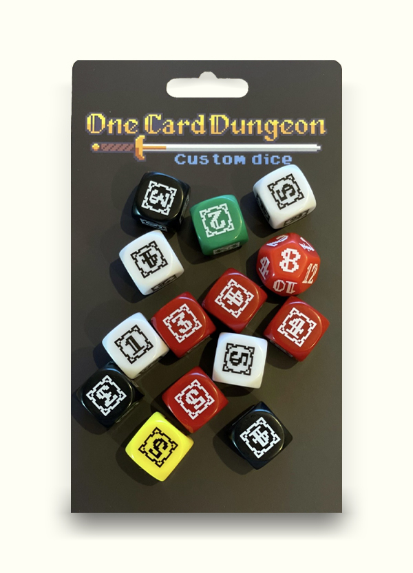 ONE CARD DUNGEON DADI CUSTOM