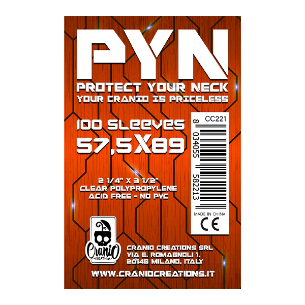 100 Bustine Protettive PYN (57,5 x 89)