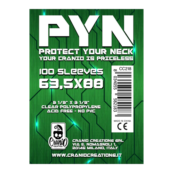 100 Bustine Protettive PYN (63,5 x 88)