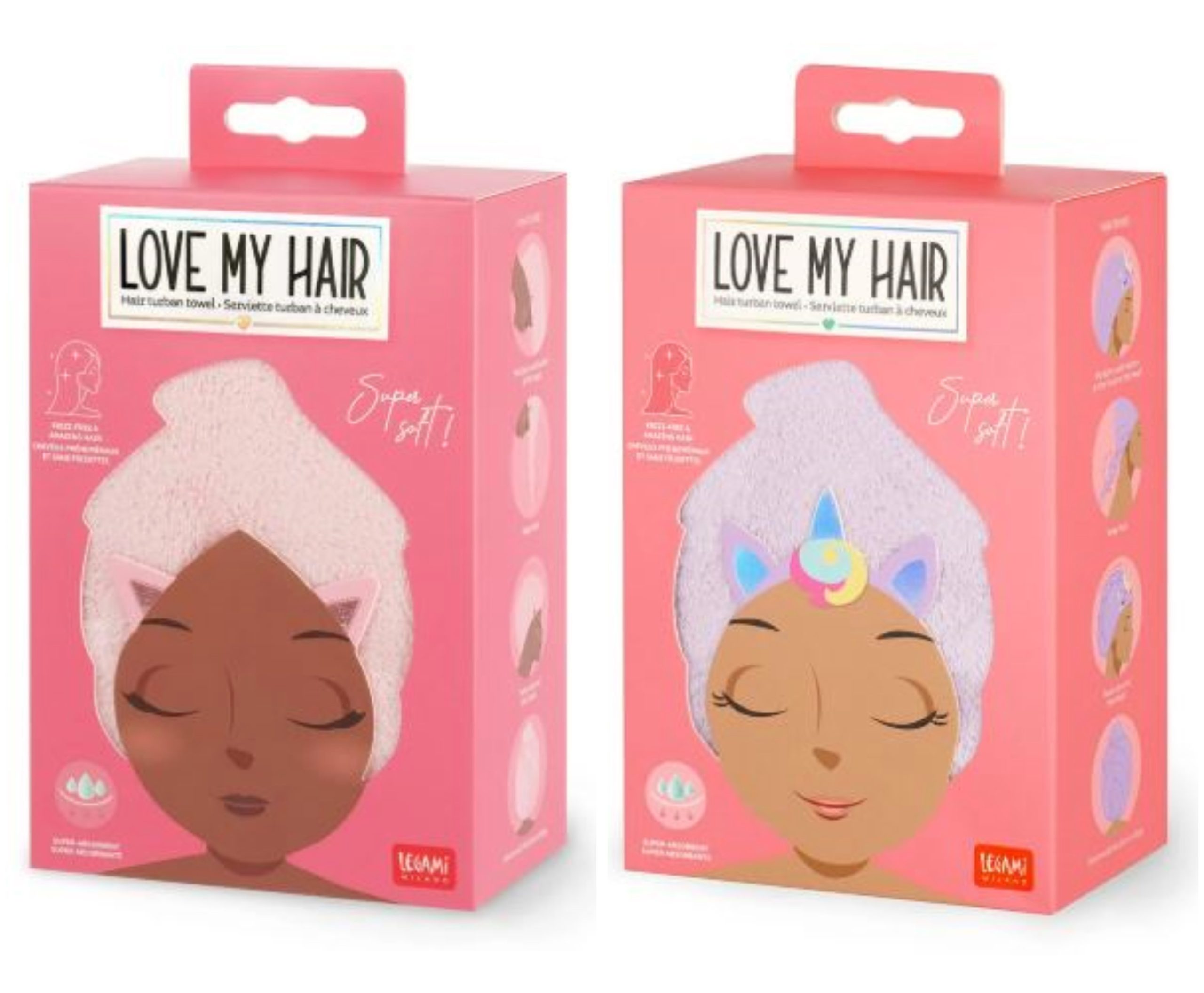 LEGAMI – Asciugamano per Capelli a Turbante – Love My Hair - immagine 2