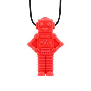 CIONDOLO MASTICABILE ROBOT ROSSO – Consistenza SOFT