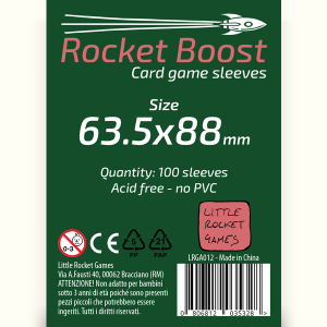 Bustine protettive ROCKET BOOST 63.5x88mm 100pz.