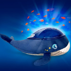 BALENA PROIETTA ONDE DEL MARE e PESCI CON MUSICA e SUONI