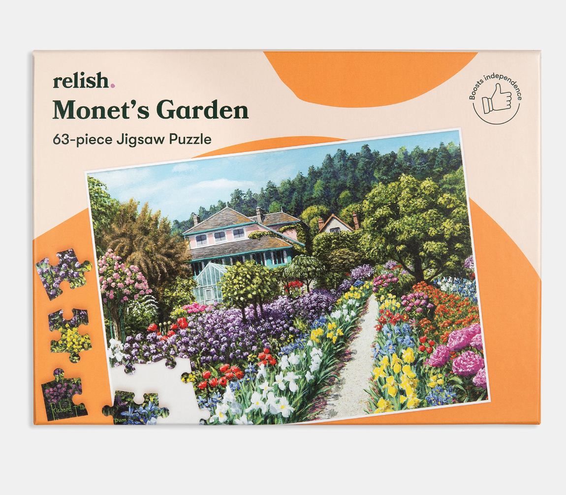 PUZZLE PER SENIORS – Monet’s garden - immagine 2