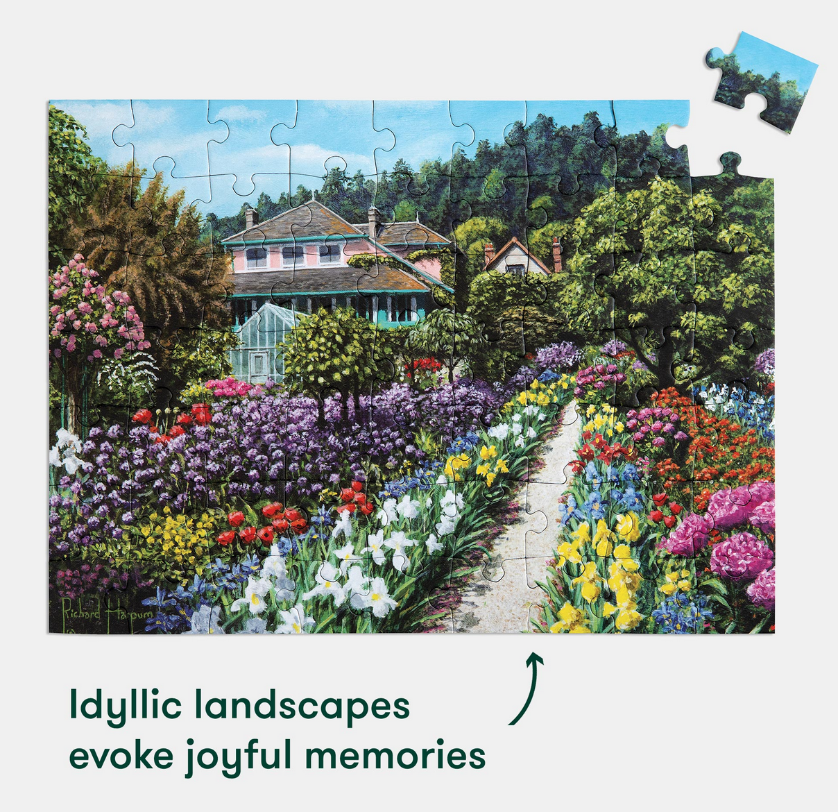 PUZZLE PER SENIORS – Monet’s garden - immagine 5