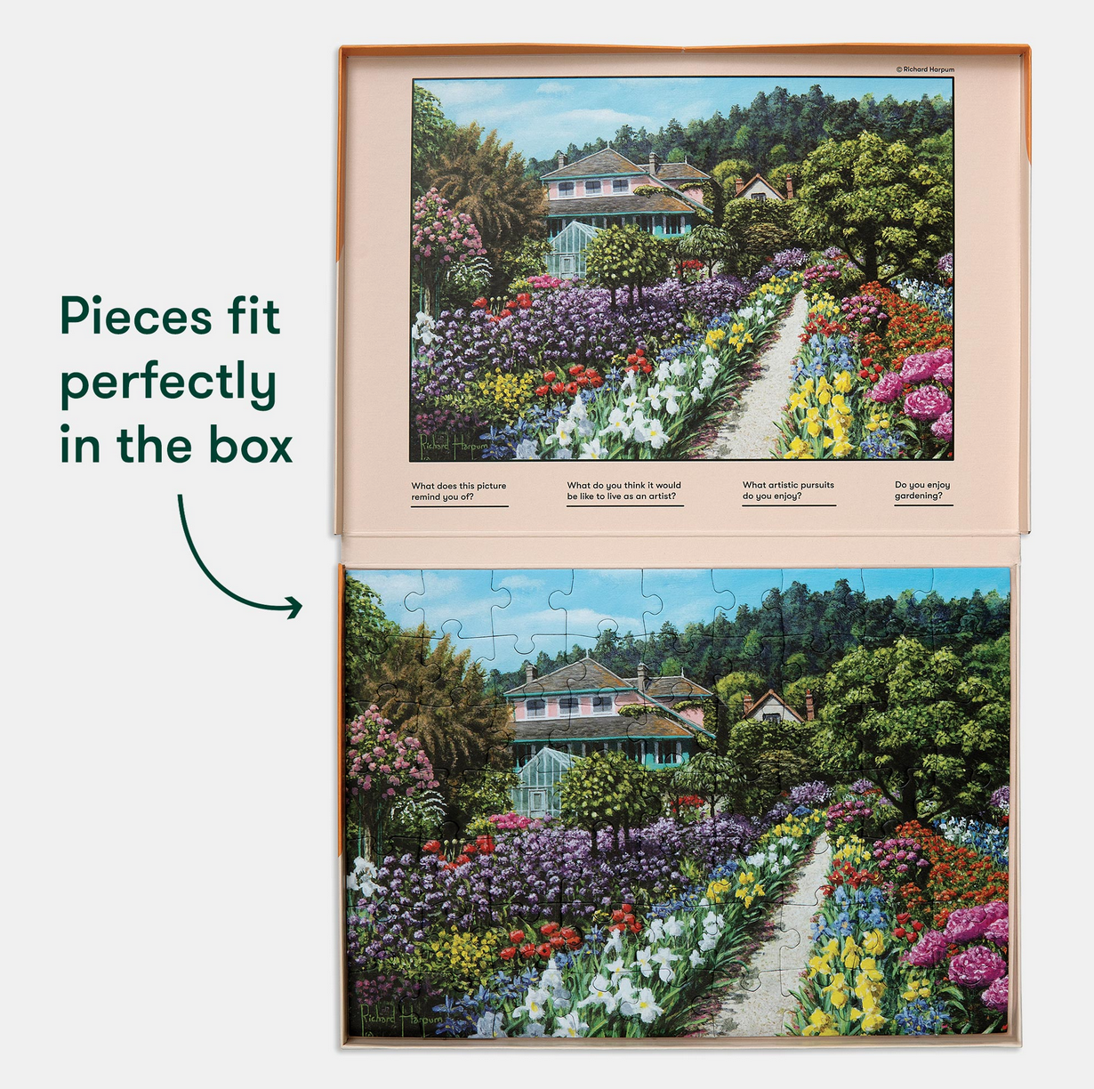 PUZZLE PER SENIORS – Monet’s garden - immagine 3