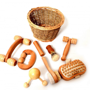 CESTINO STRUMENTI DA MASSAGGIO