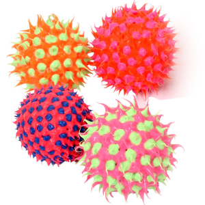 SET 4 PALLE SPIKY PER LUCE UV