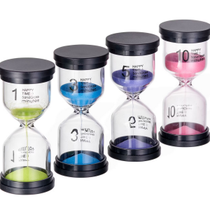 4 SAND TIMERS 1-3-5-10 MINUTI