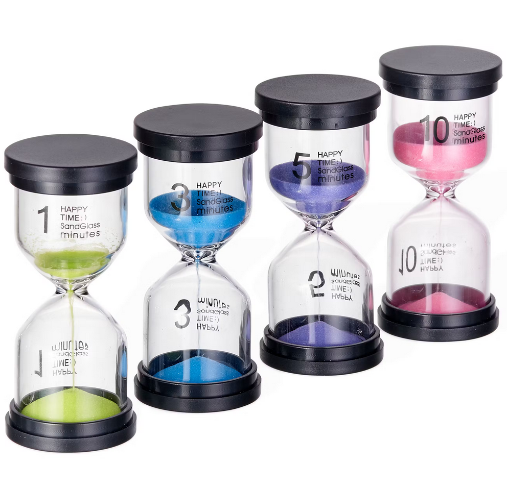 4 SAND TIMERS 1-3-5-10 MINUTI - immagine 2