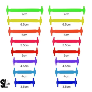 LACCI PER SCARPE IN SILICONE – multicolore