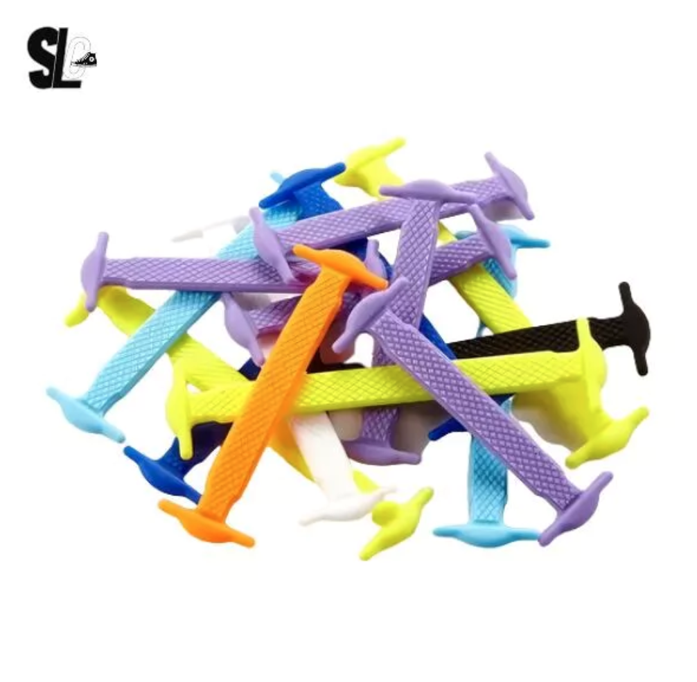 LACCI PER SCARPE IN SILICONE – grigio - immagine 3