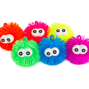 PALLINA FLUFFY CON OCCHI – 5 cm