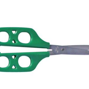 FORBICI PER INSEGNARE A TAGLIARE (doppia impugnatura, SX VERDE)