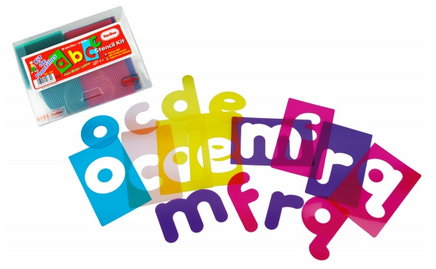 STENCIL E SILHOUETTE TRASLUCIDI – alfabeto minuscolo - immagine 2