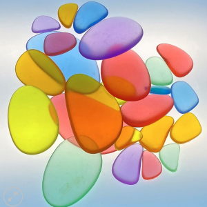 PIETRE TRASLUCIDE – 30 pezzi