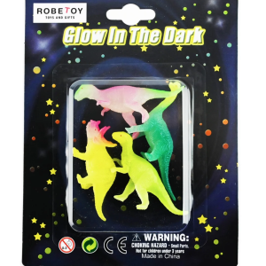 SET 4 DINOSAURI GLOW IN THE DARK