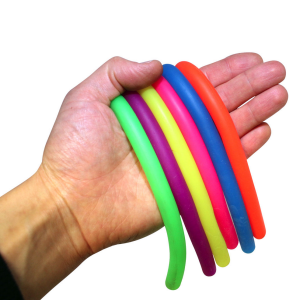 STRETCHY FIDGET 6 ELASTIC SNAKE SET – senza texture